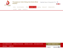 Tablet Screenshot of duangtawanhotelchiangmai.com